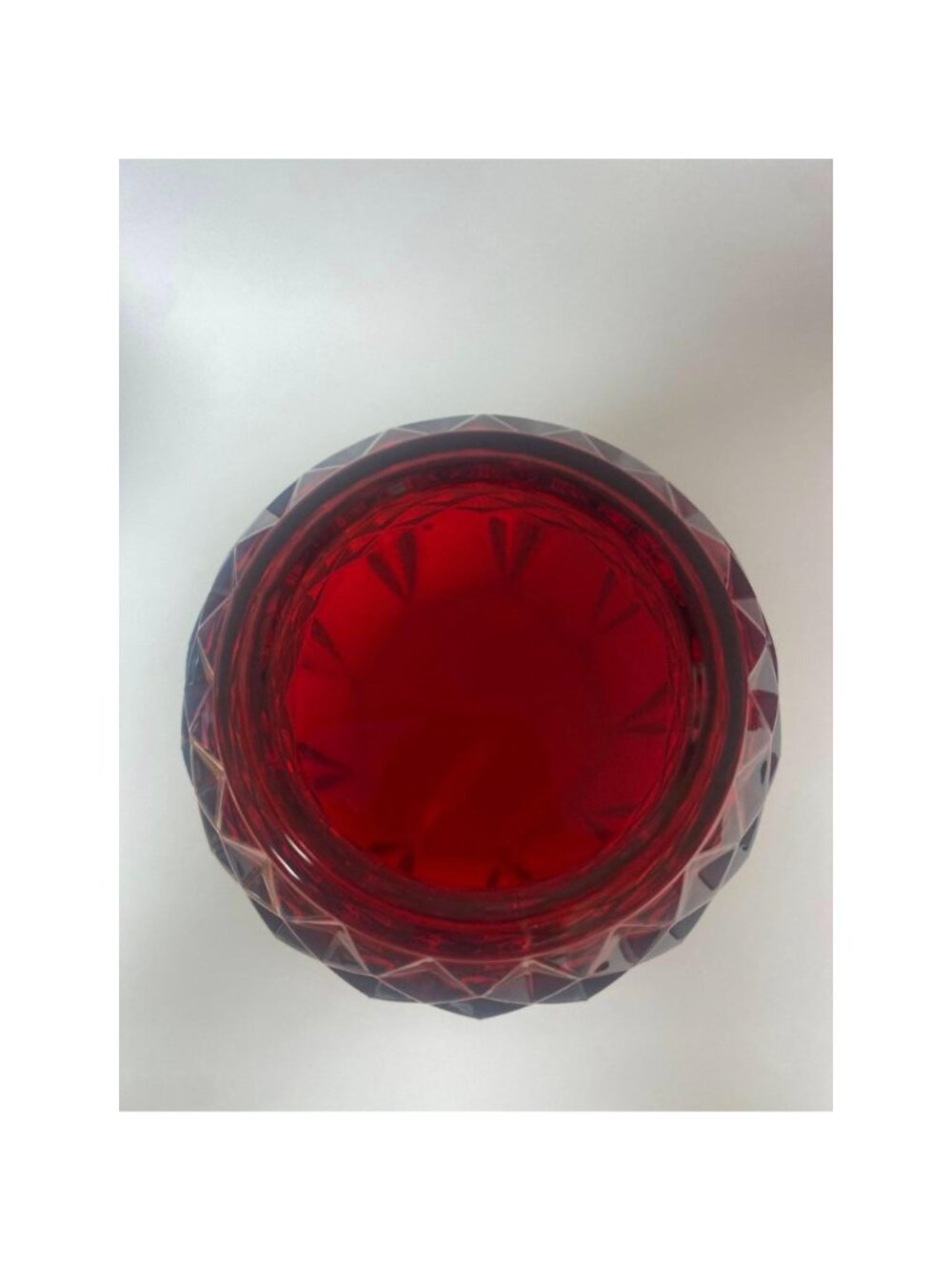 Set Of 4 Vintage Ruby Red Longchamp by Cristal D'Arques - Durand Tumblers - Picture 5 of 6